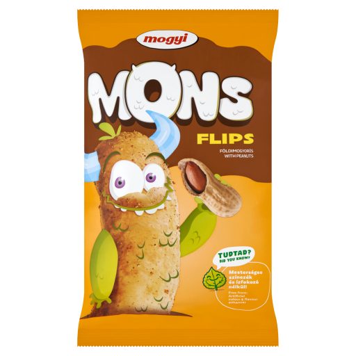 Mogyi Mons Flips kukoricasnack 90g földimogyorós