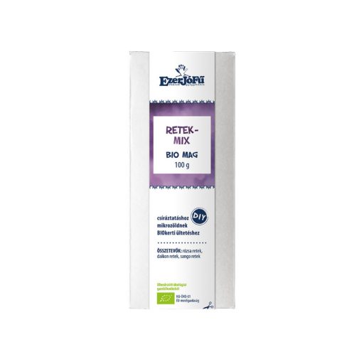 Ezerjófű bio csíramag, Retek-Mix  100 g