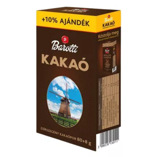 Barotti kakaópor 80g + 8g