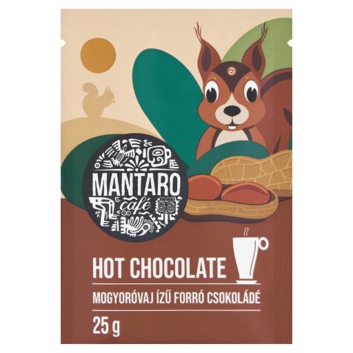 Mantaro mogyoróvaj ízű forró csokoládé italpor 25 g