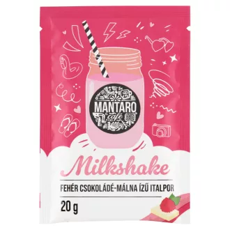   Mantaro Milkshake fehér csokoládé-málna ízű italpor 20 g