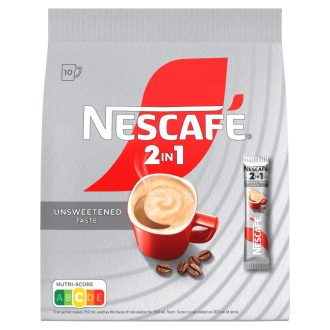   NESCAFÉ 2in1 Unsweetened Taste  azonnal oldódó kávéspecialitás 10 x 8 g (80 g)