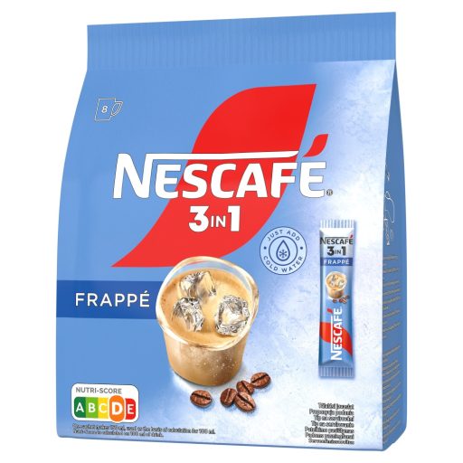 NESCAFÉ 3in1 Frappé azonnal oldódó kávéspecialitás 8 x 15 g (120 g)