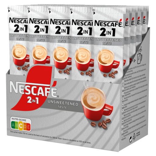 NESCAFÉ 2in1 Unsweetened Taste azonnal oldódó kávéspecialitás 28 x 8 g (224 g)