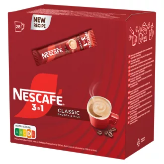   NESCAFÉ 3in1 Classic Smooth & Rich azonnal oldódó kávéspecialitás 28 x 15,5 g (434 g)