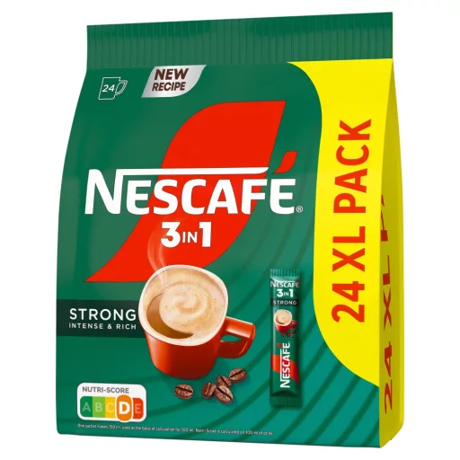 NESCAFÉ 3in1 Strong Intense & Rich azonnal oldódó kávéspecialitás 24 x 14 g (336 g)