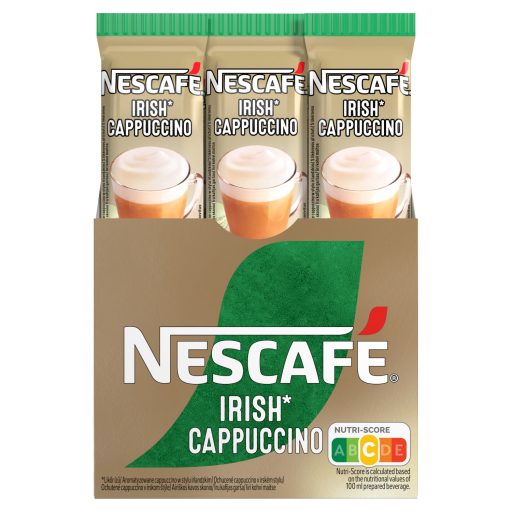 NESCAFÉ Irish Cappuccino likőr ízű azonnal oldódó kávéspecialitás 8 x 14 g (112 g)