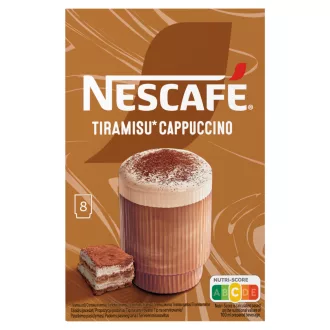   NESCAFÉ Tiramisu Cappuccino tiramisu ízű azonnal oldódó kávéspecialitás 8 x 14,6 g (116,8 g)