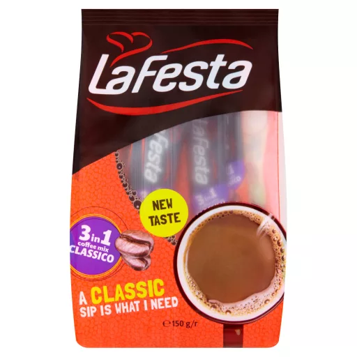 La Festa Classico 3in1 azonnal oldódó kávéspecialitás 10 x 15 g