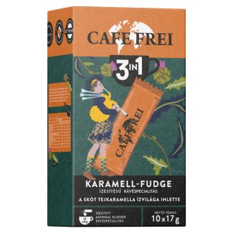   Cafe Frei 3in1 karamell-fudge ízesítésű azonnal oldódó kávéspecialitás 10 x 17 g (170 g)