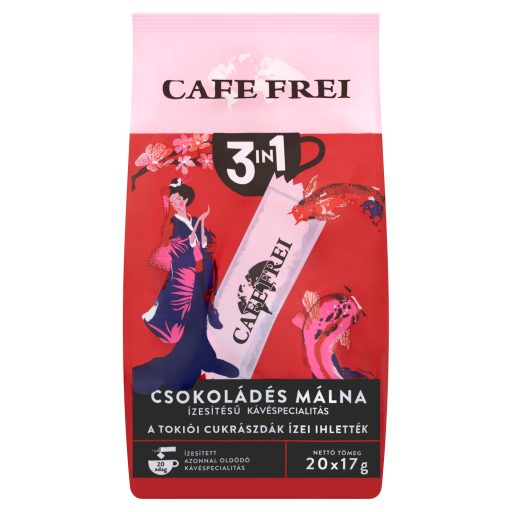 Café Frei instant kávé 20x17g 3in1 Tokiói csokoládés málna ízesítésű