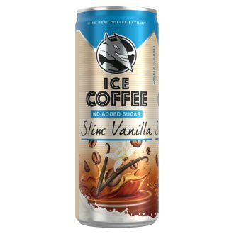   Ice Coffee Slim Vanilla UHT Bourbon vanília ízű ital tejjel, kávékivonattal és édesítőszerekkel 250