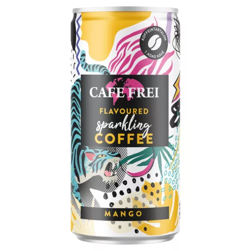 Cafe Frei mangós kávés szénsavas ital koffeinnel 200 ml