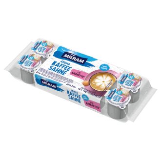 Milram kávétejszín 10x14g Amaretto ízesítésű