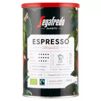 Segafredo kávé 250g organico őrölt