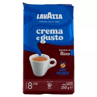   Lavazza Crema e Gusto Ricco sötét pörkölésű kávé 250 g