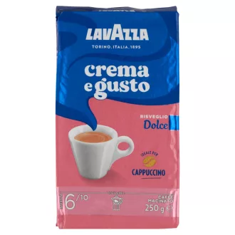   Lavazza Crema e Gusto Dolce lágy pörkölésű őrölt kávé 250 g