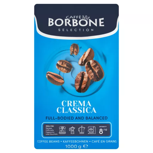 Caffè Borbone Crema Classica szemes pörkölt kávékeverék 1 kg