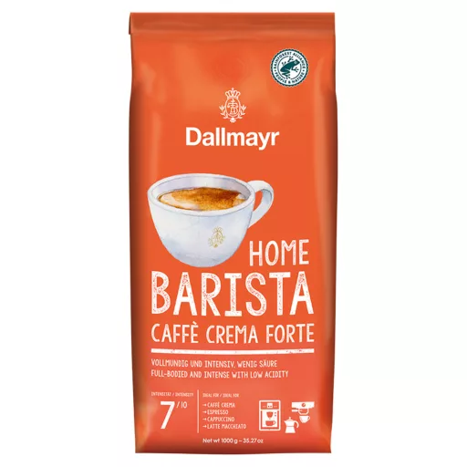 Dallmayr Home Barista Caffé Crema Forte pörkölt szemes kávé 1000 g 