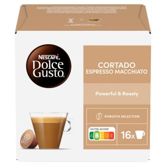   NESCAFÉ Dolce Gusto Cortado Espresso Macchiato tejes kávékapszula cukorral 16 x 6,3 g (100,8 g)