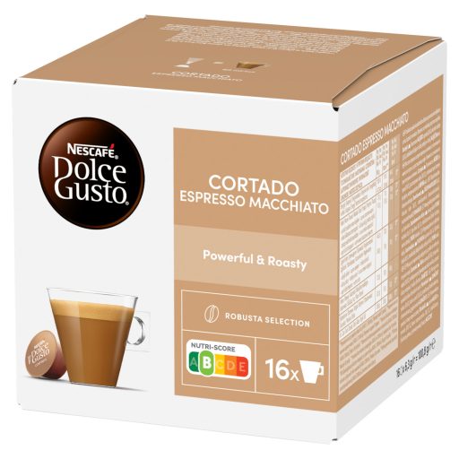 NESCAFÉ Dolce Gusto Cortado Espresso Macchiato tejes kávékapszula cukorral 16 x 6,3 g (100,8 g)