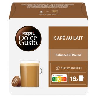   NESCAFÉ Dolce Gusto Café au Lait tejes kávékapszula 16 x 10 g (160 g)
