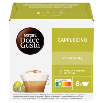   NESCAFÉ Dolce Gusto Cappuccino tej- és kávékapszula cukorral 16 db 186,4 g