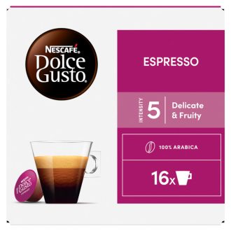   NESCAFÉ Dolce Gusto Espresso őrölt pörkölt kávé kapszula 16 x 5,5 g (88 g)