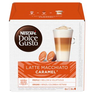   NESCAFÉ Dolce Gusto Latte Macchiato Caramel tej- és kávékapszula 16 db/8 csésze 145,6 g