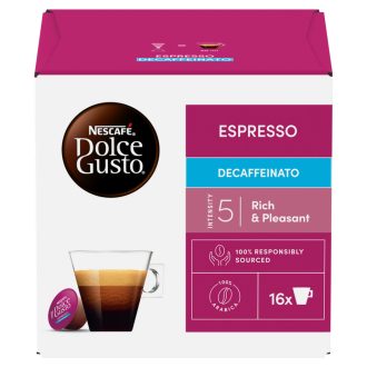   NESCAFÉ Dolce Gusto Espresso koffeinmentes őrölt pörkölt kávé 16 x 5,5 g (88 g)