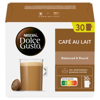   NESCAFÉ Dolce Gusto Café au Lait teljes tejpor azonnal oldódó kávéval 30 x 10 g (300 g)