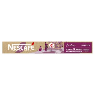   NESCAFÉ Farmers Origins India Espresso őrölt pörkölt kávé kapszula 10 db 44 g