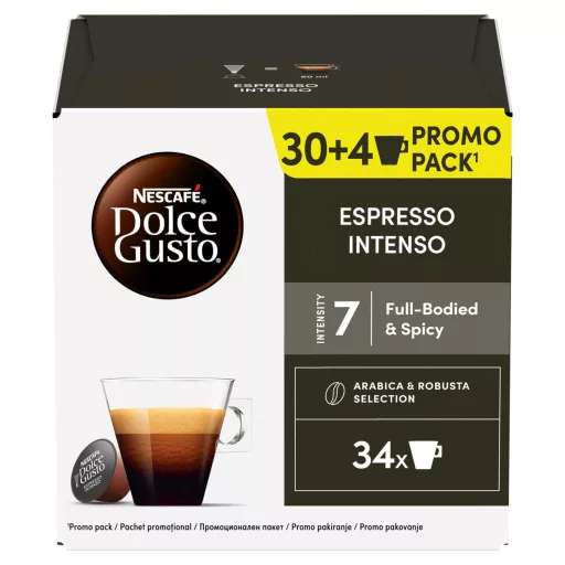 NESCAFÉ Dolce Gusto Espresso Intenso kávékapszula 34 x 7 g (238 g)