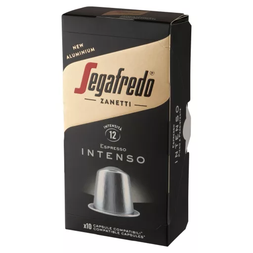 Segafredo Espresso Intenso őrölt, pörkölt kávékeverék kapszula 10 x 5,1 g (51 g)