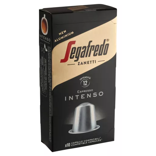 Segafredo Espresso Intenso őrölt, pörkölt kávékeverék kapszula 10 x 5,1 g (51 g)