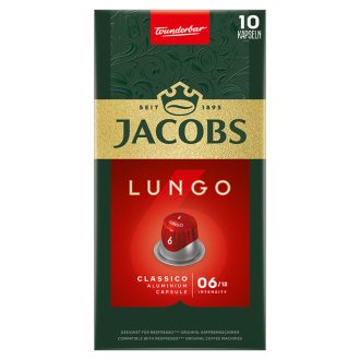   Jacobs Lungo Classico őrölt-pörkölt kávé kapszulában 10 db 52 g