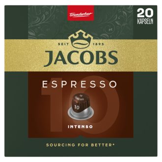   Jacobs Espresso Intenso őrölt-pörkölt kávé kapszulában 20 db 104 g