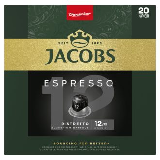   Jacobs Espresso Ristretto őrölt-pörkölt kávé kapszulában 20 db 104 g