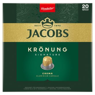   Jacobs Krönung Crema őrölt-pörkölt kávé kapszulában 20 db 104 g 