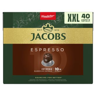   Jacobs Espresso Intenso őrölt-pörkölt kávé kapszulában 40 db 208 g