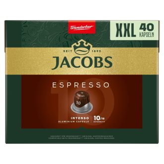   Jacobs Espresso Intenso őrölt-pörkölt kávé kapszulában 40 db 208 g