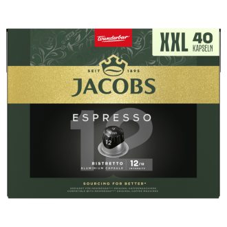   Jacobs Espresso Ristretto őrölt-pörkölt kávé kapszulában 40 db 208 g