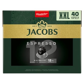   Jacobs Espresso Ristretto őrölt-pörkölt kávé kapszulában 40 db 208 g