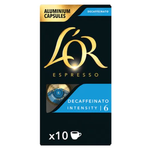 L'OR kávékapszula 10db Decaffeinato 52g