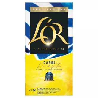   L'OR Espresso Capri Dolce Vita Ristretto őrölt-pörkölt kávé kapszulában 10 db 52 g