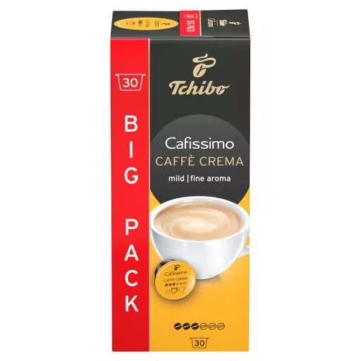 Tchibo Cafissimo Caffè Crema Fine Aroma kávékapszula 30 x 7 g (210 g)