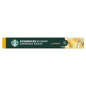   Starbucks by Nespresso Blonde Espresso Roast őrölt pörkölt kávé 10 kapszula 53 g