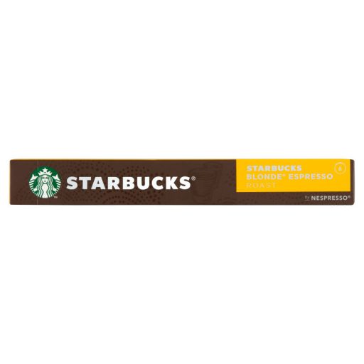 Starbucks by Nespresso Blonde Espresso Roast őrölt, pörkölt kávékapszula 10 db 53 g