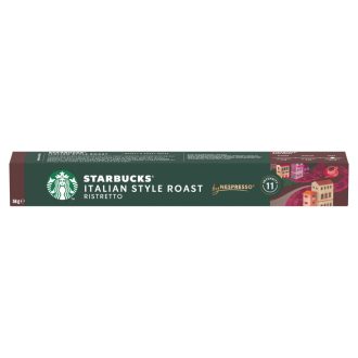   Starbucks by Nespresso Italian Style Roast őrölt pörkölt kávé 10 kapszula 56 g