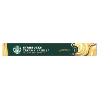   Starbucks by Nespresso Creamy Vanilla vaníliaízű őrölt pörkölt kávé 10 kapszula 51 g